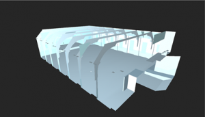 A computer-generated model of auditorium for acoustical renovation