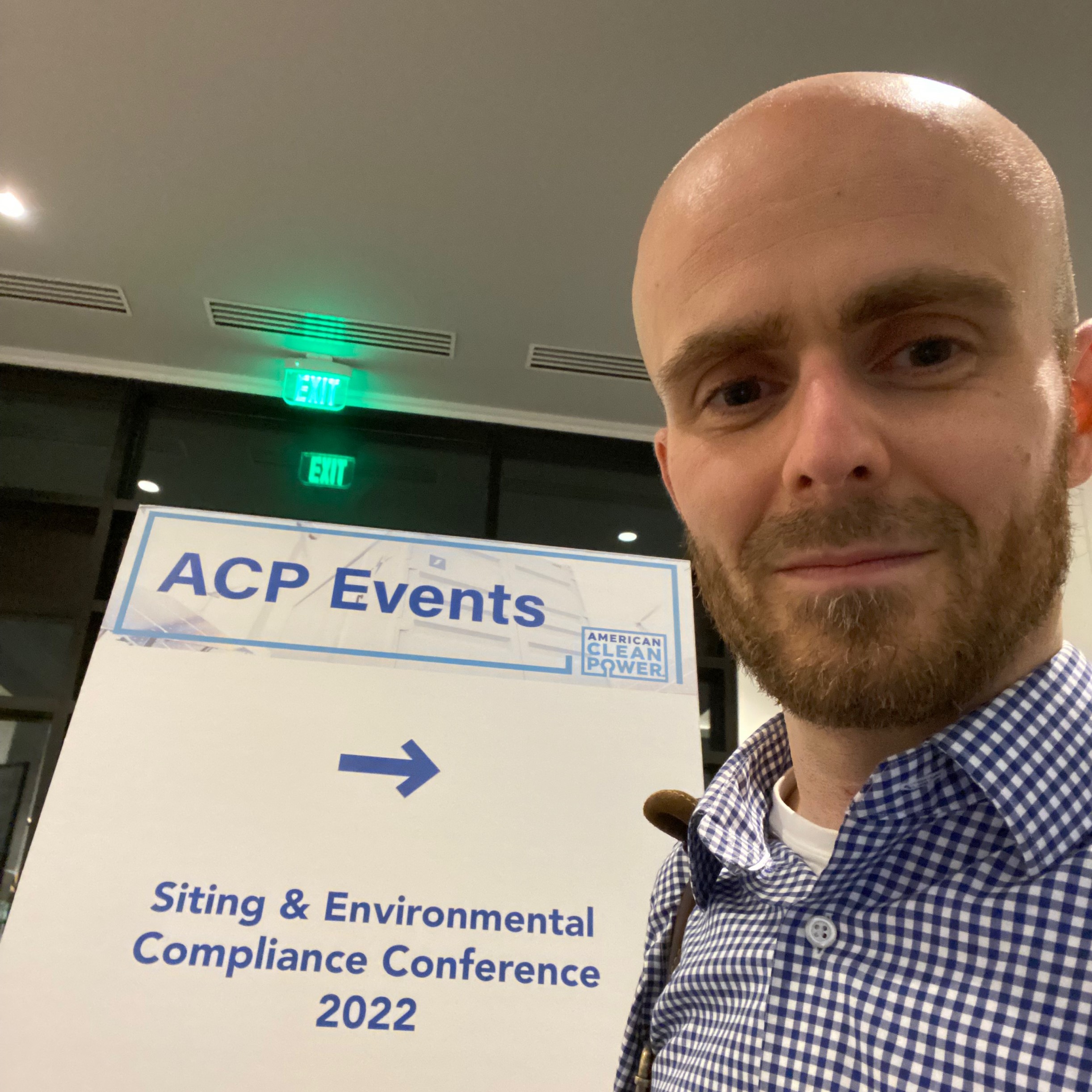 Isaac Old at the American Clean Power Conference in March 2022.