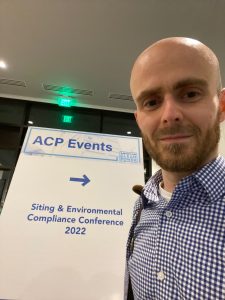 Isaac Old at American Clean Power (ACP) Association Conference.