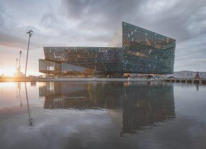 Photo depicting the Harpa Conference Hall in Reykjavik, Iceland, which is where RSG Director Stephane Hess is co-chairing the 2022 International Choice Modelling Conference.