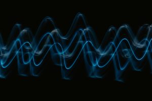 Photo depicting sound waves.
