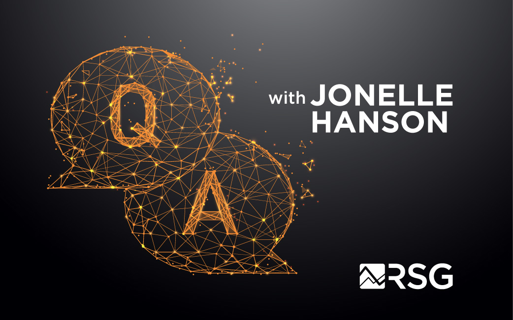 Q&A with RSG's Jonelle Hanson.