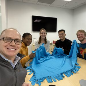 RSGers in our Washington, DC, office volunteered to make blankets as part of Project Linus.