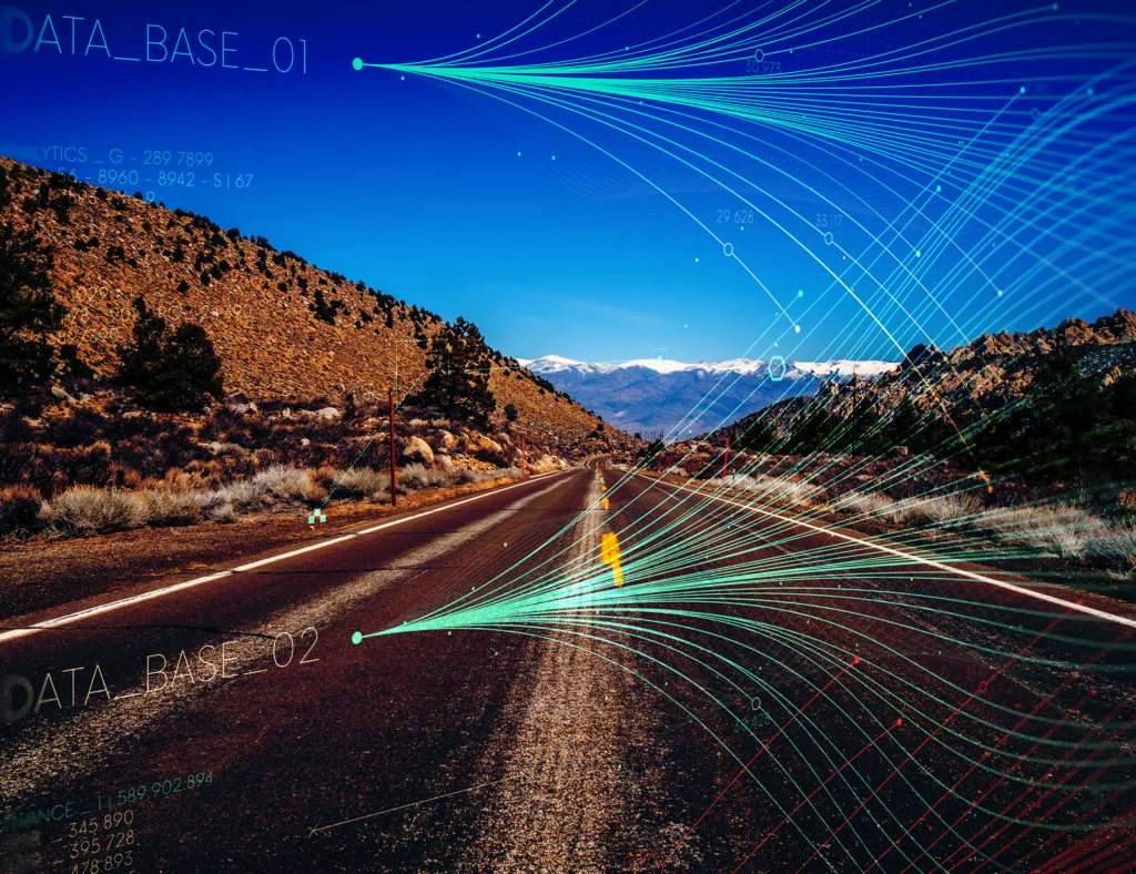 Origin-and-destination study using big data in California